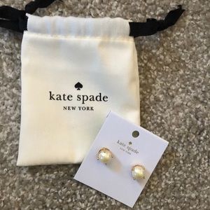 Kate spade pearl earrings NEVER WORN